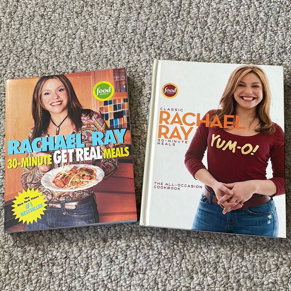 Two Rachael Ray cookbooks- barely even used